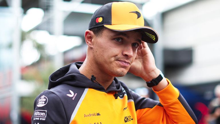 Lando Norris (McLaren) kam in der Qualifikation von Aserbaidschan nicht über Startplatz sieben hinaus.