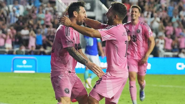 Beim Sieg von Miami gegen Seattle erzielt Lionel Messi ein Tor. 