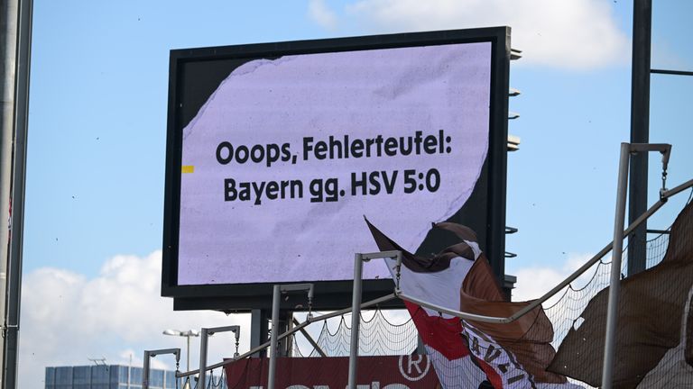 "Ooops": Die Korrektur erfolgte nach Anpfiff.