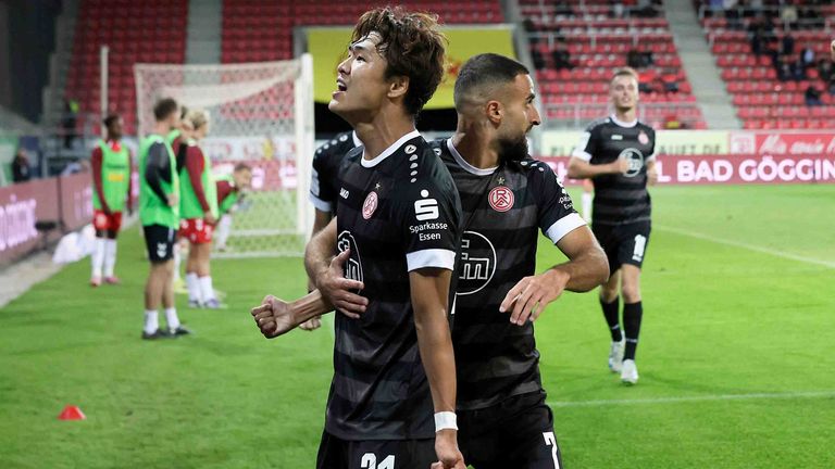 Kaito Mizuta trifft in Regensburg für Rot-Weiss Essen im dritten Spiel in Folge.