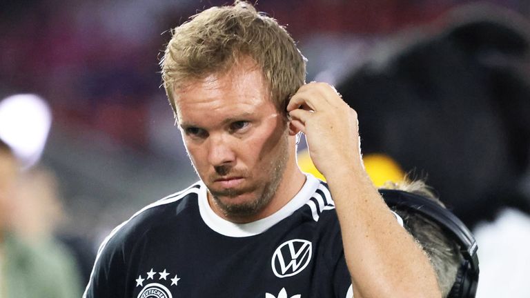 Bundestrainer Julian Nagelsmann hat sich zu den Pfiffen der Fans geäußert.