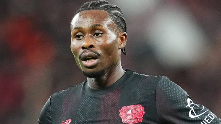 Nathan Tella wird Bayer 04 Leverkusen in Kopenhagen fehlen.