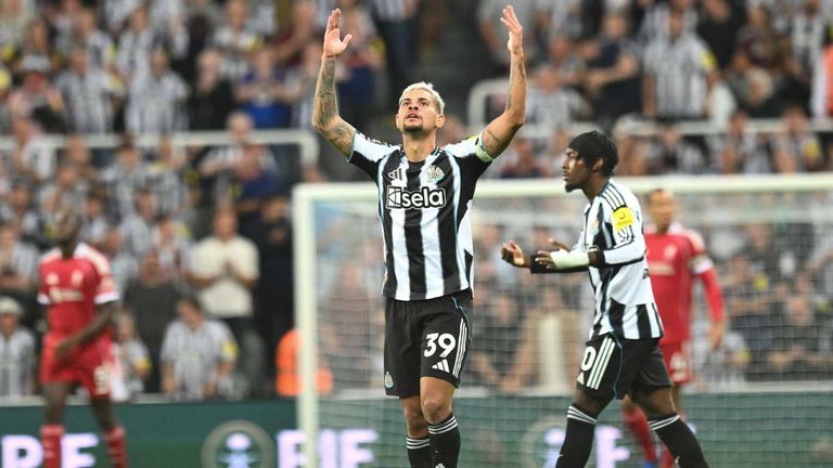 Platz 10: Newscastle United wird zu 3 Prozent Champions-League-Sieger.