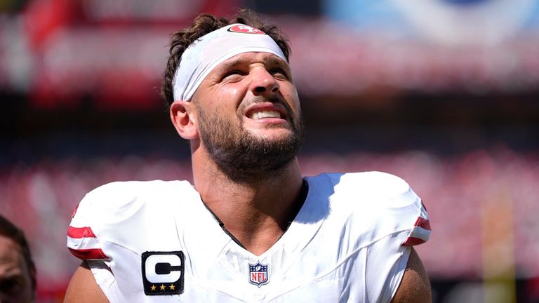 Nick Bosa wird den 49ers lange fehlen.
