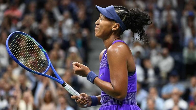 Naomi Osaka wurde nach ihrem Halbfinaleinzug bei den US Open emotional.