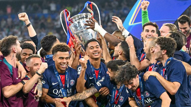 Platz 3: Paris-Saint-Germain wird zu 12,1 Prozent Champions-League-Sieger.
