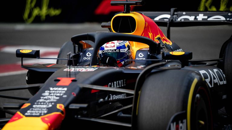 Max Verstappen (Red Bull) in Baku.