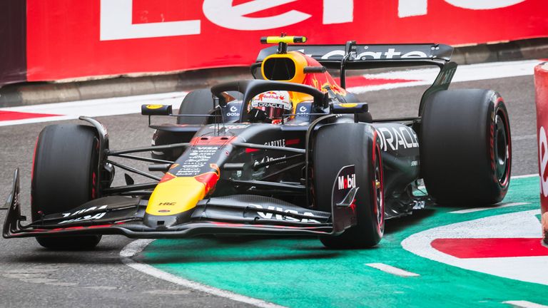 Yuki Tsunoda (Red Bull) in Baku.