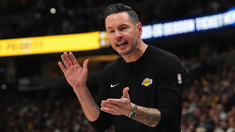 JJ Redick ist seit 2024 Headcoach der Los Angeles Lakers.