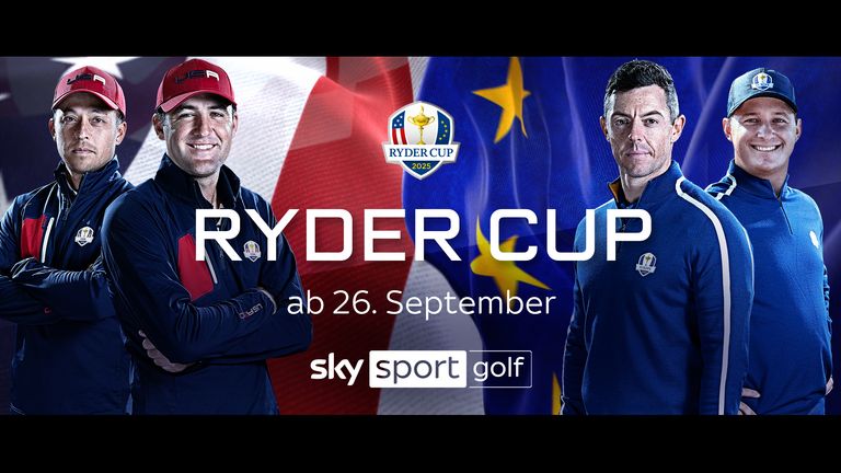 Ryder Cup ab 26. September täglich live auf Sky Sport.