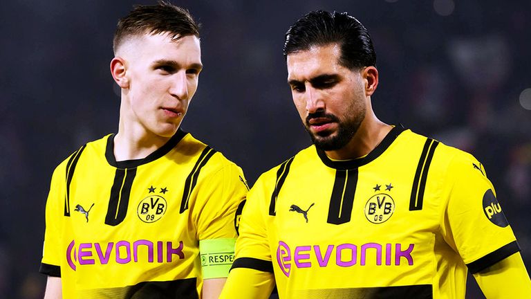 Nico Schlotterbeck (l.) und Emre Can stehen dem BVB aktuell für die Spiele noch nicht zur Verfügung.