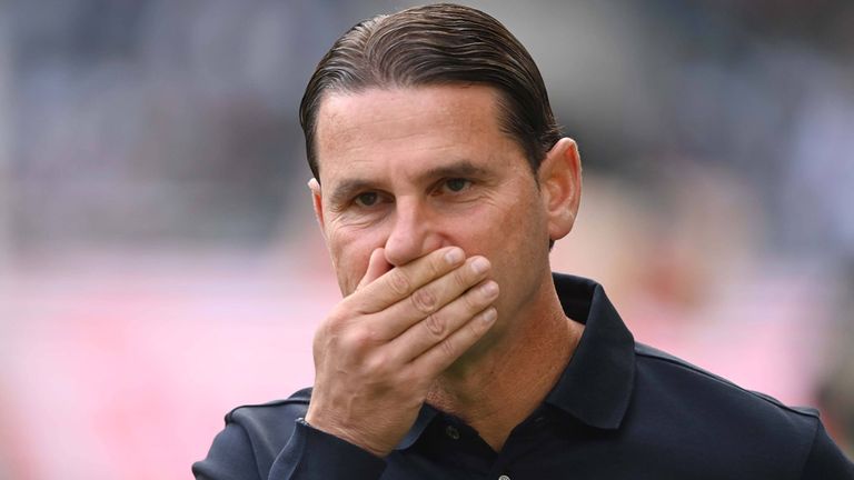 Gladbachs Trainer Gerardo Seoane wackelt nach der herben Heimpleite gegen Werder Bremen.