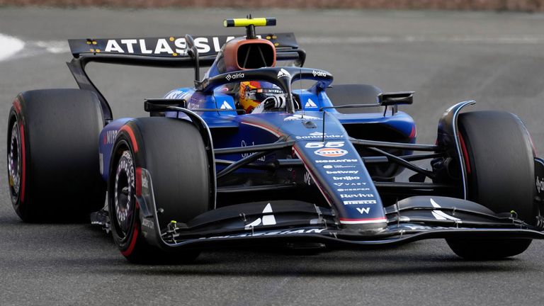 Carlos Sainz (Williams) in Baku.