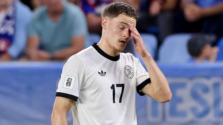 Florian Wirtz lieferte genau wie das restliche DFB-Team in der Slowakei keine gute Leistung.