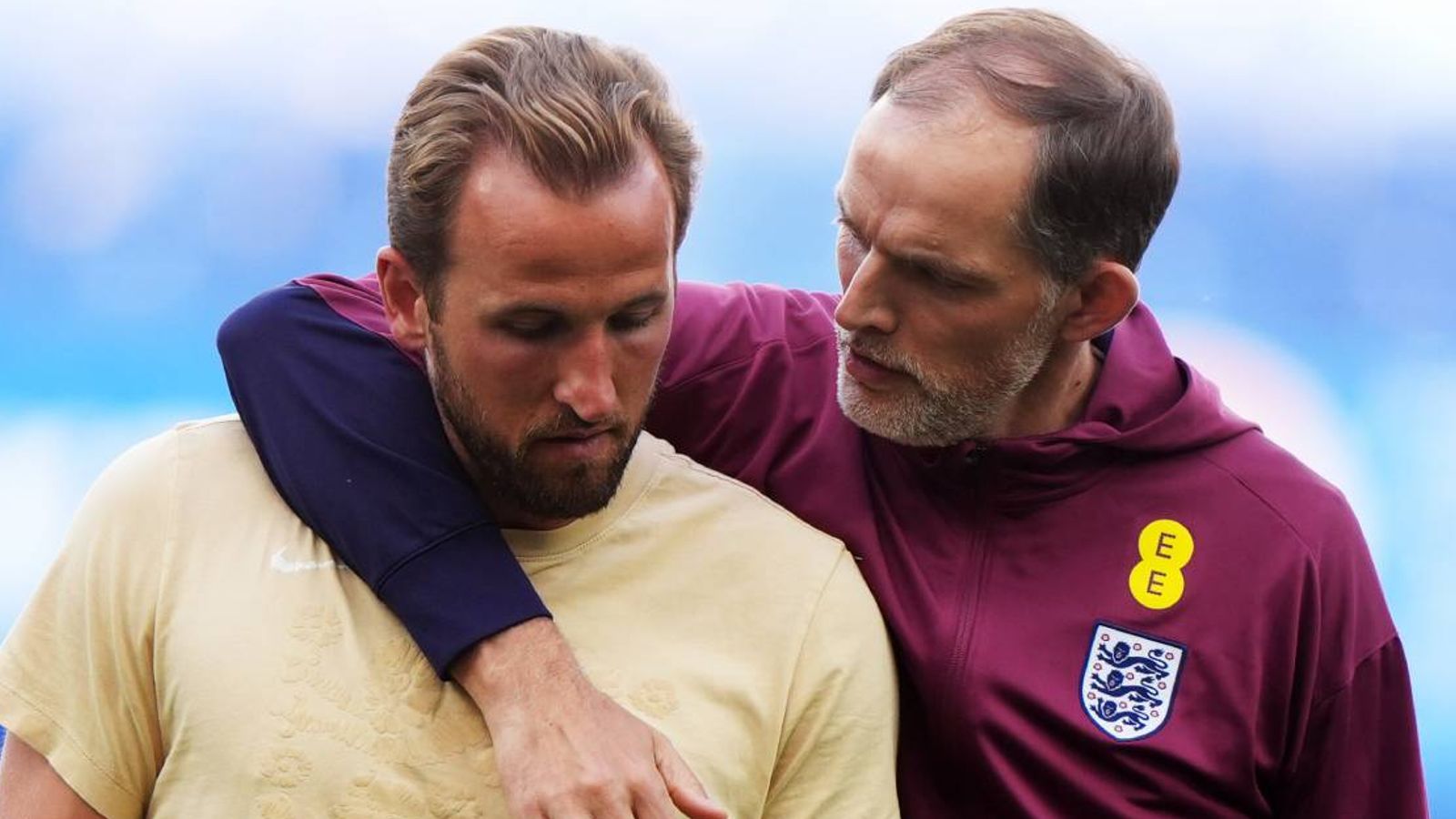 England coach Thomas Tuchel talks about Harry Kane's ankle problems