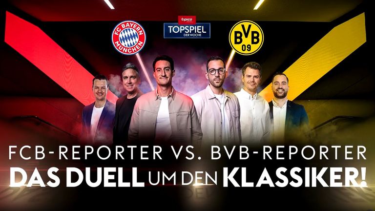 FCB Reporter vs. BVB-Reporter - Das Duell um den Klassiker! Im zweiten Duell stehen sich Bayern-Reporter Torben Hoffmann und sein BVB-Pendant Jesco von Eichmann gegenüber. Ein Duell auf dem Rasen! Ob der 131-malige Ex-Bundesliga-Spieler die Nase vorne hat?