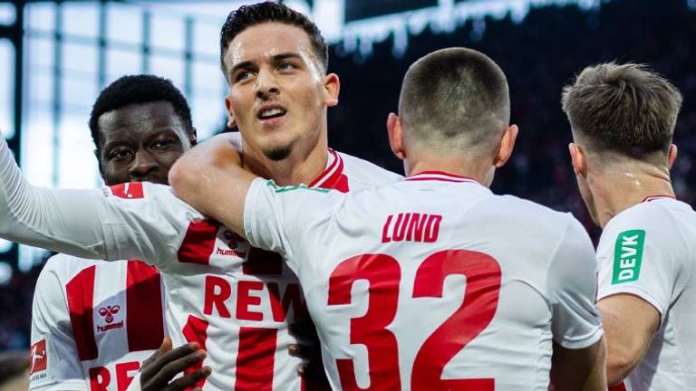 Said El Mala traf für Köln gegen Augsburg traumhaft zum Ausgleich.