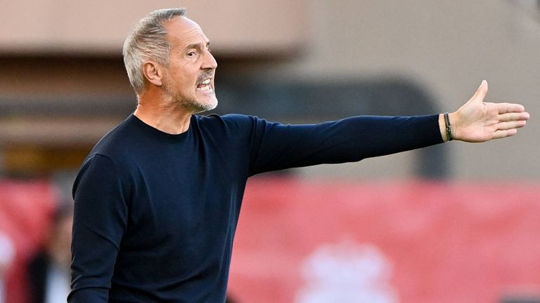 Adi Hütter muss bei der AS Monaco gehen.