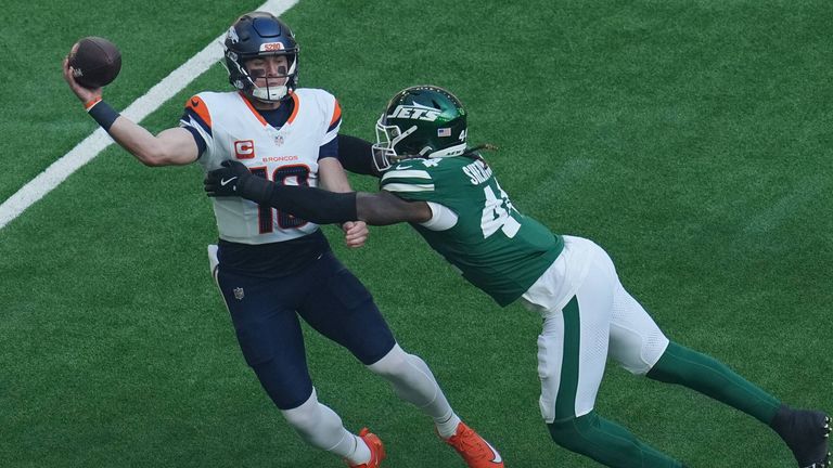 Bo Nix und die Broncos gewinnen in London.