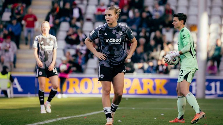 Die Frauen von Eintracht Frankfurt treffen im Achtelfinale des Europa Cups auf PSV Eindhoven.