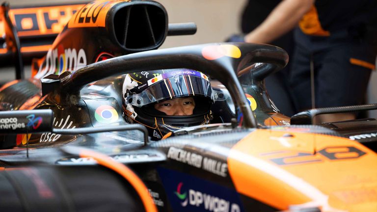 Ryo Hirakawa bei seinem FP1-Einsatz in Abu Dhabi.