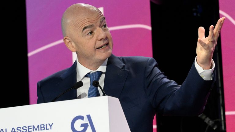 Gianni Infantino in Rom.