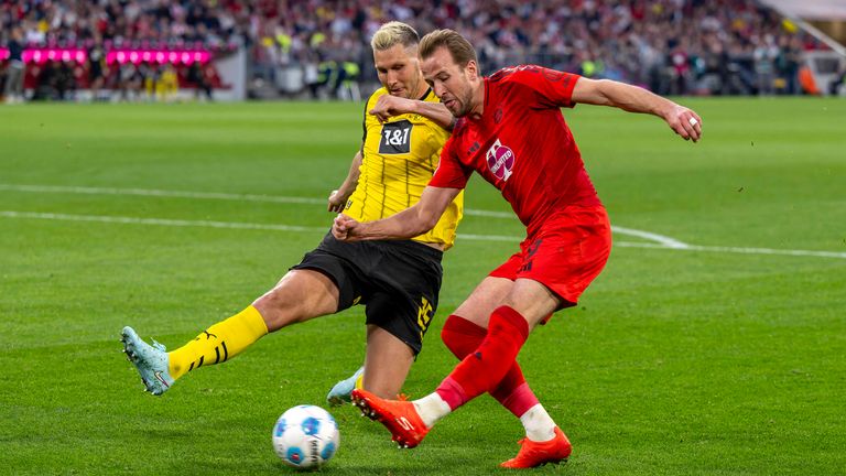 Harry Kane trifft mit dem FC Bayern am Samstag auf Niklas Süle und den BVB.