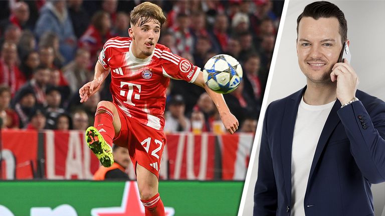 Bayern-Supertalent Lennart Karl hat gegen den FC Brügge sein erstes Tor in der Champions League erzielt.