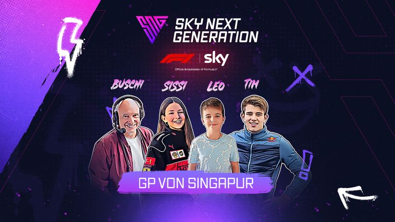 Der Große Preis von Singapur mit den Sky Next Generation Kids Reportern - LIVE am 5. Oktober bei Sky!