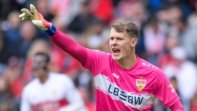 Alexander Nübel ist noch bis Sommer an Stuttgart verliehen.