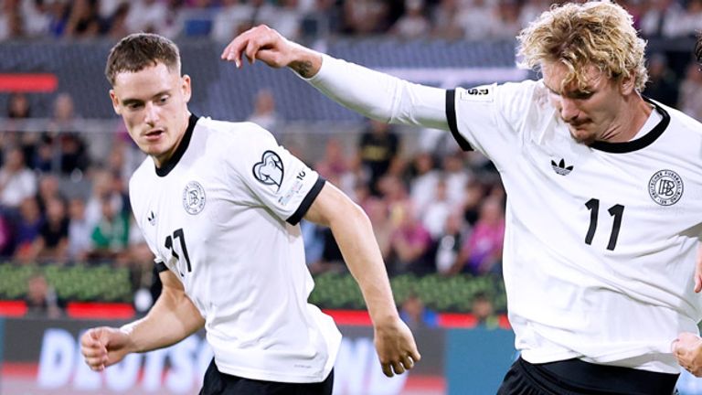 Florian Wirtz (l.) und Nick Woltemade konnten gegen Luxemburg noch wenige Akzente setzen.