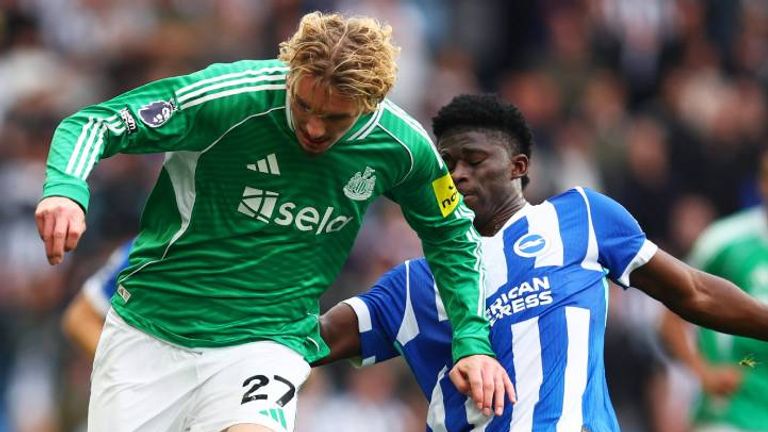 Nick Woltemades Hackentreffer war sein dritter PL-Treffer in vier Spielen für Newcastle.