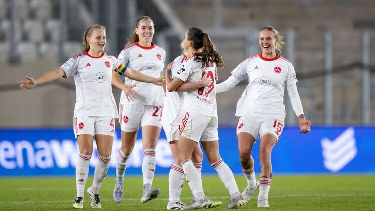 Die Fußballerinnen des 1. FC Nürnberg feierten im sechsten Spiel nach dem Aufstieg in die Bundesliga den ersten Saisonsieg.
