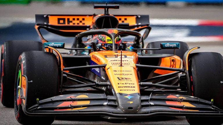Oscar Piastri (McLaren) in Singapur.