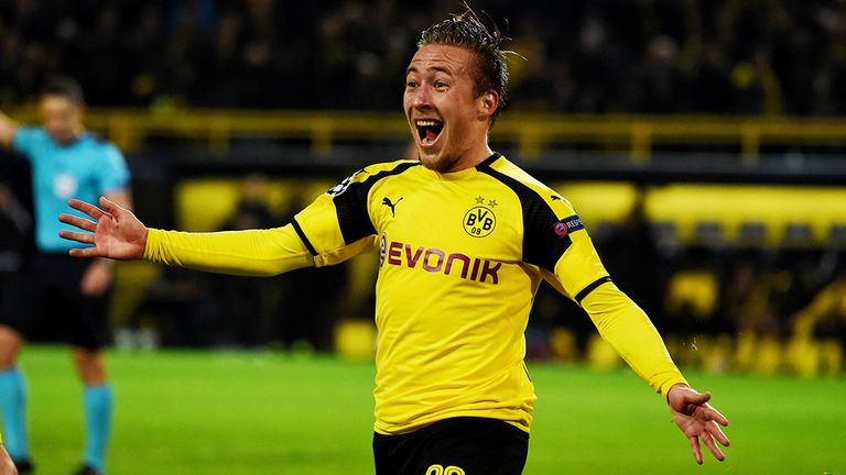 3. FELIX PASSLACK trifft am 22. November 2016 in der Gruppenphase für den BVB gegen Legia Warschau im Alter von 18 Jahren und 177 Tagen.