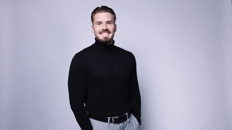 Sky Sport Reporter Philipp Hinze