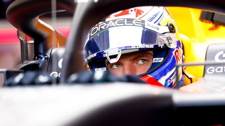 Max Verstappen (Red Bull) in Singapur.