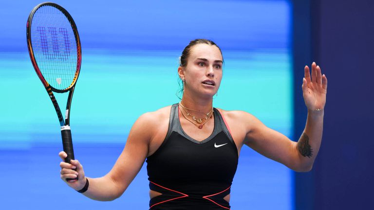 Aryna Sabalenka verliert erstmals ein Spiel in Wuhan. 