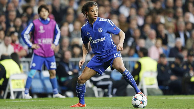 6. LEROY SANE trifft am 10. März 2015 im Achtelfinale für Schalke 04 gegen Real Madrid im Alter von 19 Jahren und 58 Tagen.