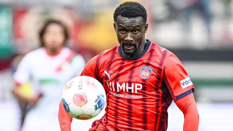 Sirlord Conteh wird dem 1. FC Heidenheim vorerst fehlen.