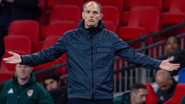 Thomas Tuchel vermisst die Unterstützung der englischen Fans im Spiel gegen Wales.