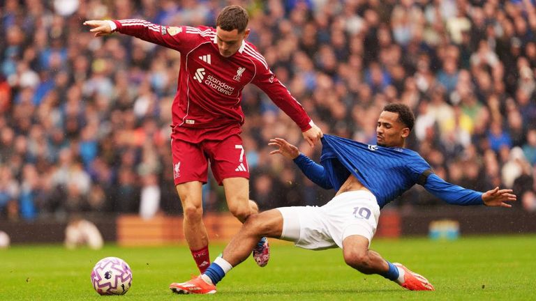 Florian Wirtz hat bei Liverpool noch mit Anlaufschwierigkeiten zu kämpfen. 