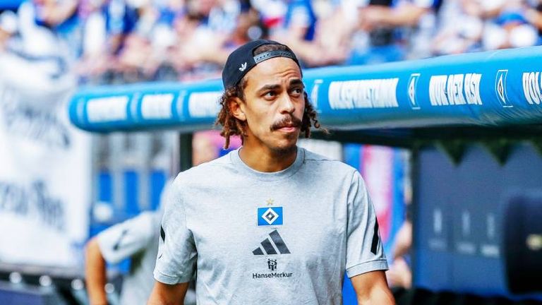 Poulsen ist vor der Saison von RB Leipzig zum HSV gewechselt.