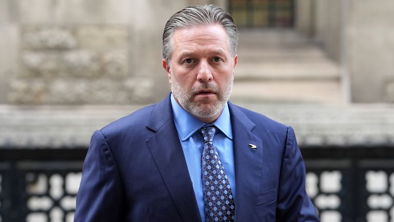 McLaren-CEO Zak Brown am High Court von London.