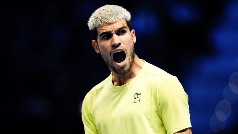 Carlos Alcaraz steht im ATP-Finals-Endspiel von Turin.