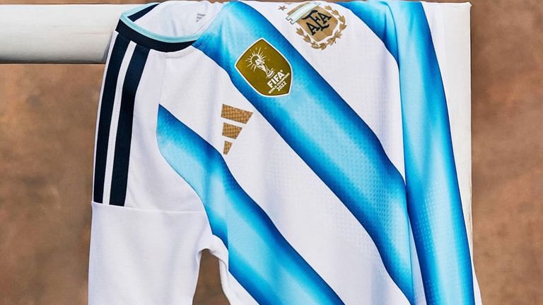 ARGENTINIEN: HEIMTRIKOT - Quelle: Instagram @afaseleccion