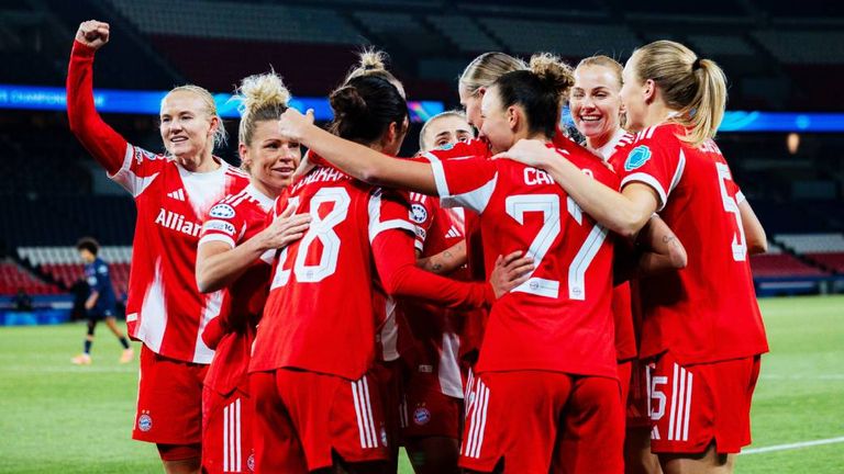 Die Bayern-Frauen siegen in Paris trotz zwischenzeitlichem Rückstand. 