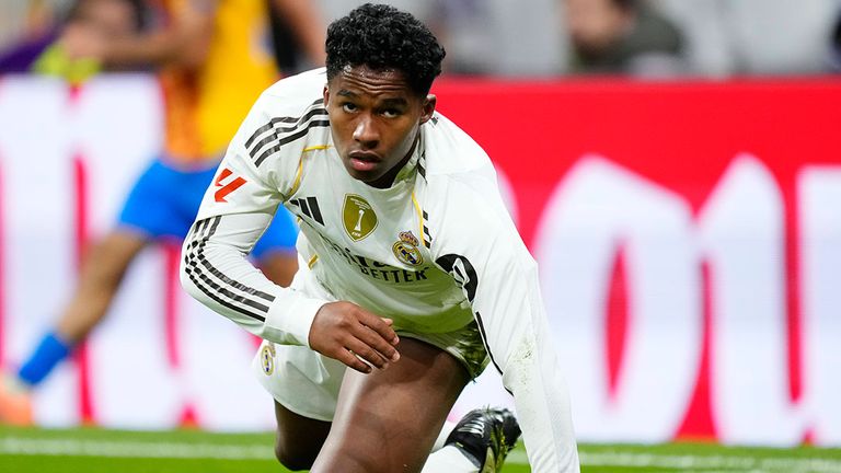 Endrick spielt bei Real Madrid aktuell keine große Rolle.