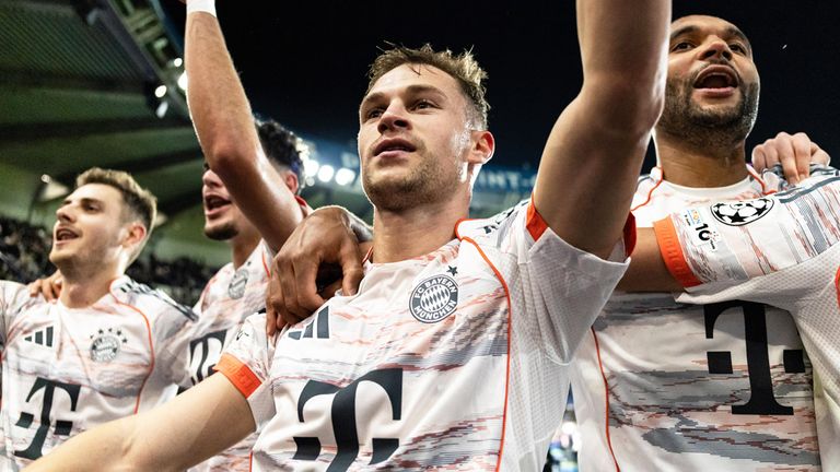 Der FC Bayern führt die Tabelle der Champions League zur Halbzeit an.