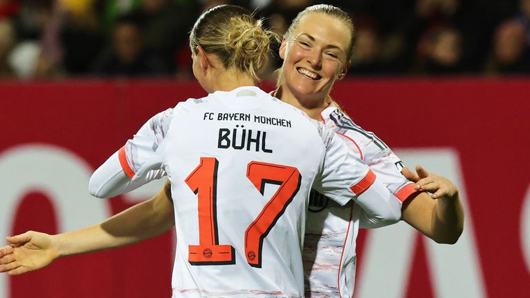 Die FCB-Frauen lass im Derby in der Frauen Bundesliga gegen die Club-Frauen nichts anbrennen.